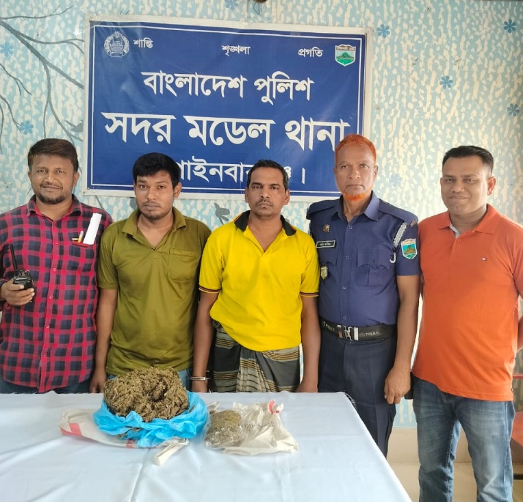 চাঁপাইনবাবগঞ্জে মাদকসহ গ্রেপ্তার ৩